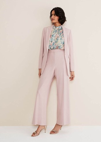 Phase Eight Celyn Wide Legs Trousers Pink Australia | FS8790325